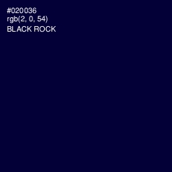 #020036 - Black Rock Color Image